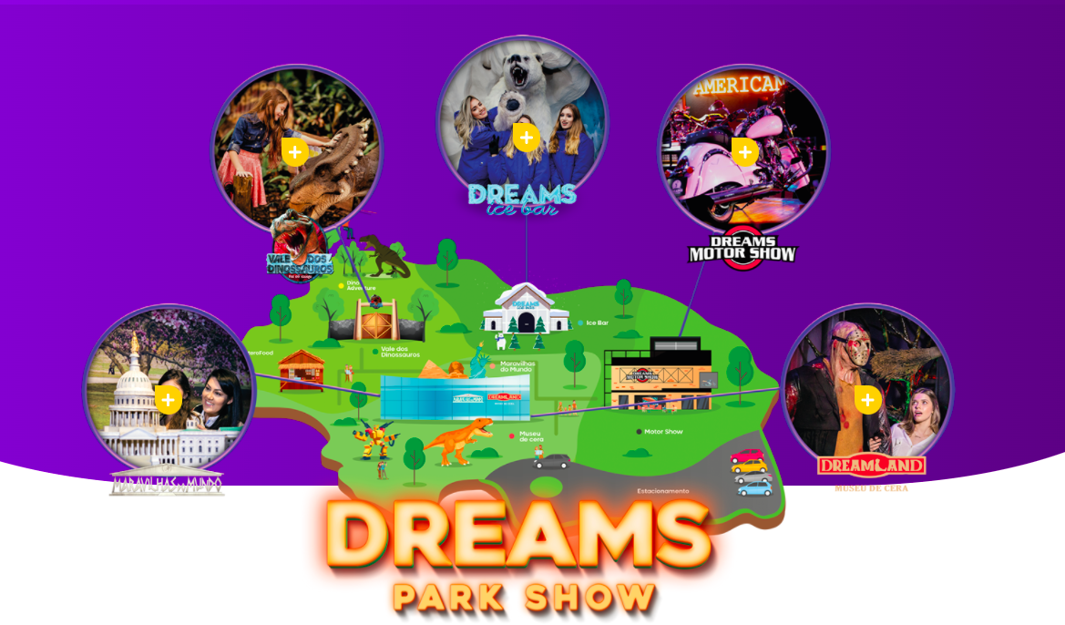 Dino Games é a nova atração do Vale dos Dinossauros – Dreams Park Show