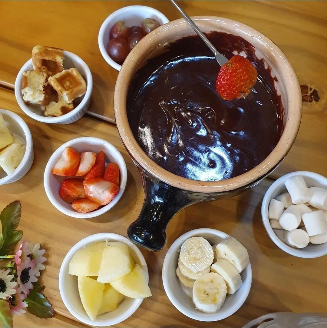 Sequencia de Fondue Tradicional e La Gare! Fondue todo o dia o dia todo! Uma experiência incrível!