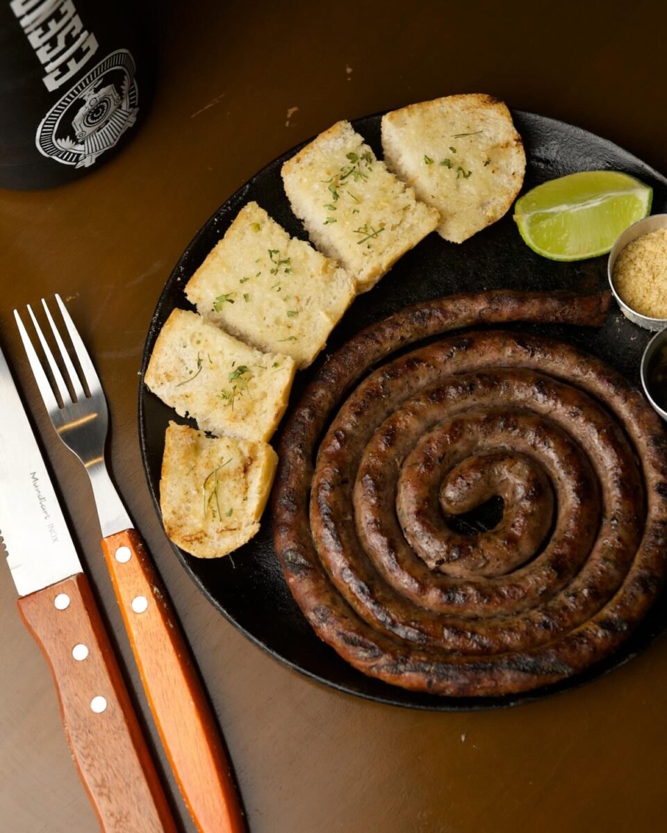 Entrecot ou Linguiça suína defumada! Opções de dar água na boca em Viamão!