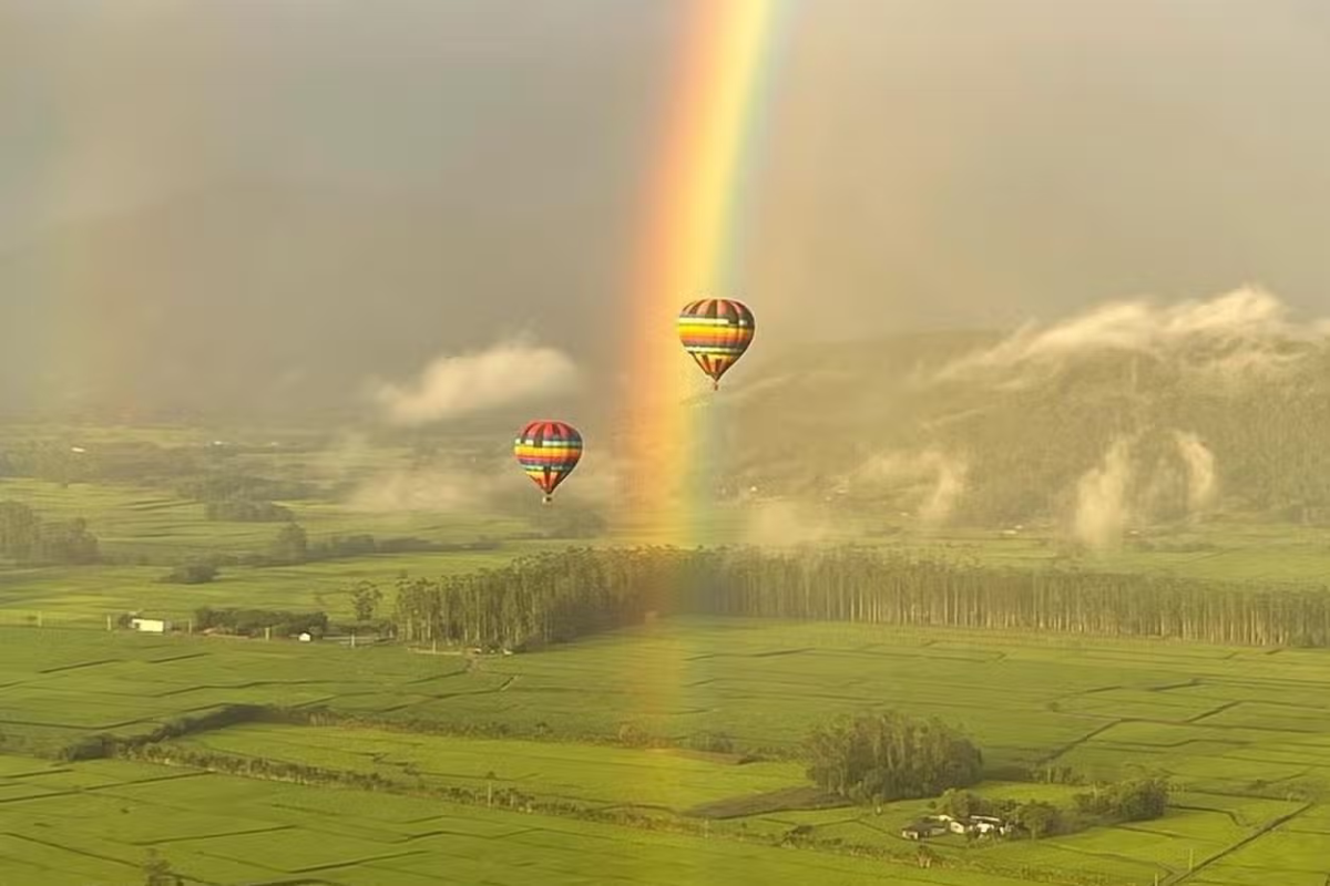 Passeio de balão ao amanhecer pelos cânions de Aparados da Serra!
