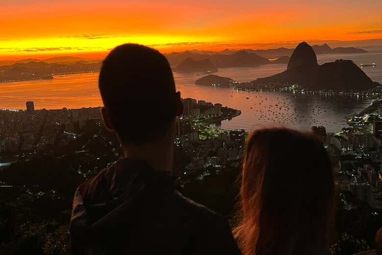 Amanhecer no Mirante Dona Marta + Cristo Redentor!