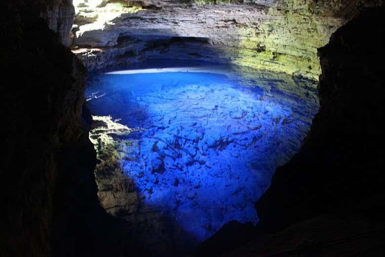 Poço Encantado + Poço Azul na Chapada Diamantina saindo de Lençóis!