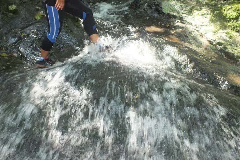 Aventura de Water Trekking no Salto São Miguel!