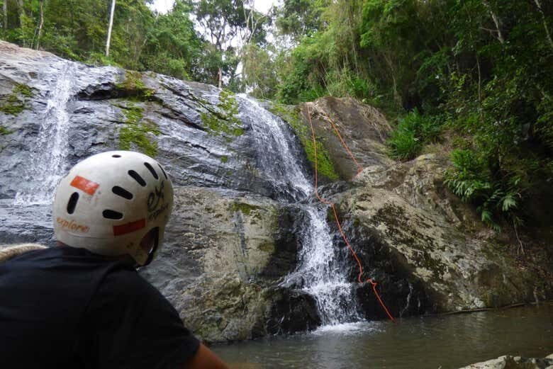 Aventura de Water Trekking no Salto São Miguel!