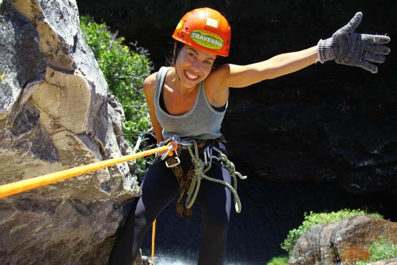 Aventura Radical: Rapel na Cachoeira Almécégas!